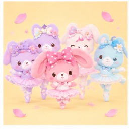 The Lily Bonbons dance troupe: Bonbonribbon, Lalala Flora, Runrun Lulu, and Milky Mimi