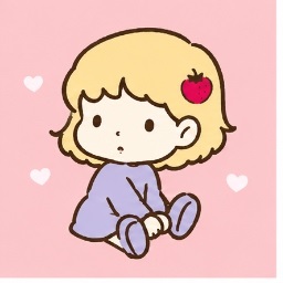 Button Nose official Sanrio character portrait