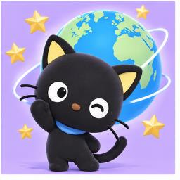 Chococat surrounded by global ranking stars and international celebration