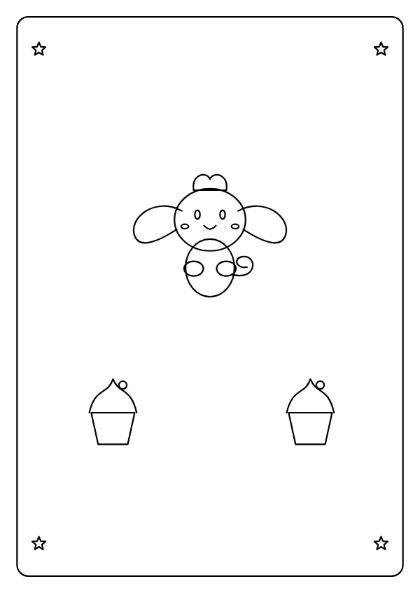 Cinnamoroll Coloring Pages Café and Treats Pack Preview