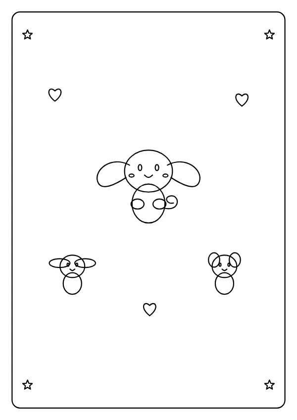 Cinnamoroll Coloring Pages Friends Together Pack Preview