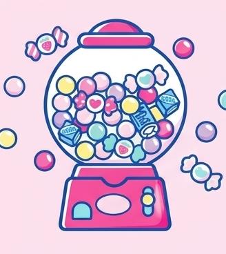 Fresh Punch Sanrio official retro candy pattern design