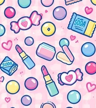 Iconic Fresh Punch pastel color palette and geometric graphic elements