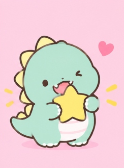 Pawaruu holding a glowing yellow star celebrating top 20 ranking success