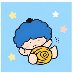 Goro's Snack & Humor Time - GOROPIKADON Sanrio character illustration