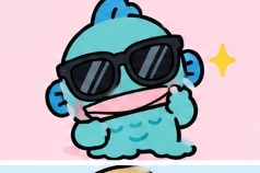 Hangyodon looking stylish with sunglasses