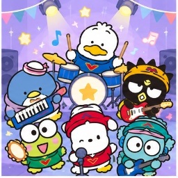 Hapidanbui rock band performing on stage under bright concert lights