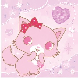 Garnet the pink Persian cat Jewelpet