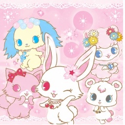 Jewelpet Sanrio official group illustration