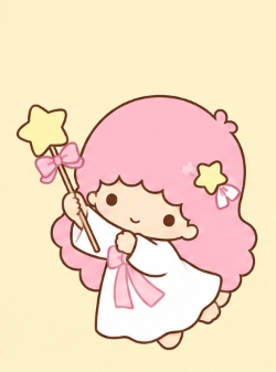 Lala holding her star wand