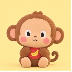 Monkichi Sanrio character official illustration