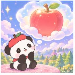 Pandapple dreaming of growing a giant record-breaking apple