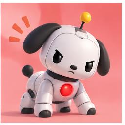 Robow@n in an angry expressive stance