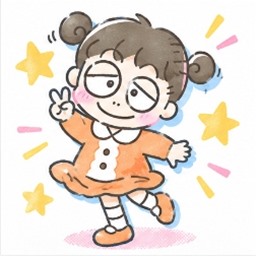 Yoshiko's High-Energy Rock Spirit - RURURUGAKUEN Sanrio character illustration