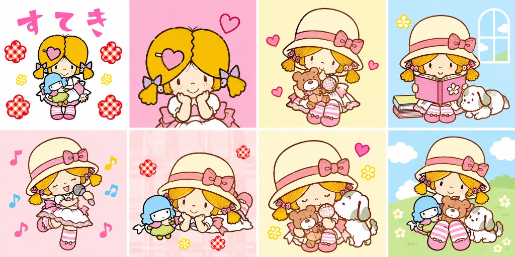 Complete Small People Character Art Collection - Sanrio Small People