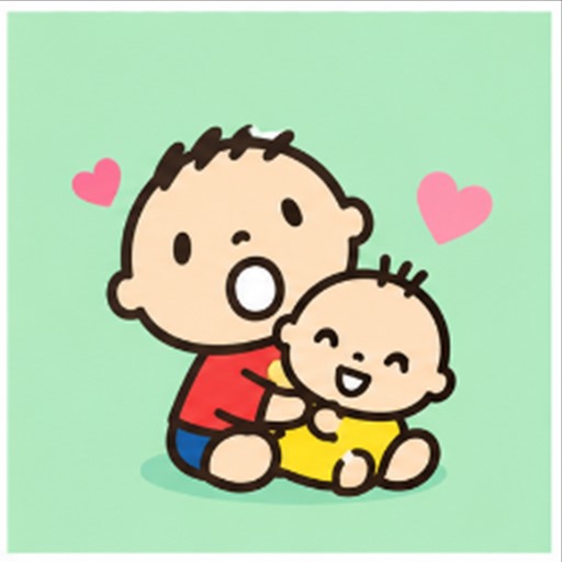 Minna No Tabo warmly hugging his adorable younger brother Ma-kun