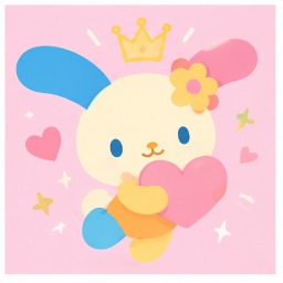 U*SA*HA*NA Hana with gold ranking crown celebrating Character Ranking top placement